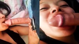 Cock eater babe swallows a big dick in Nepali sex video